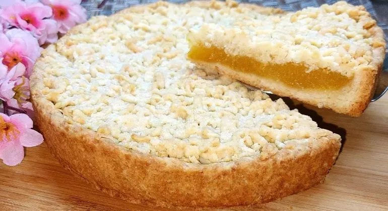 Пісочний пиріг з лимоном