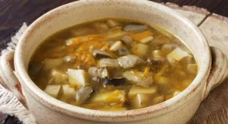 Смачний рецепт грибного супу з білими грибами