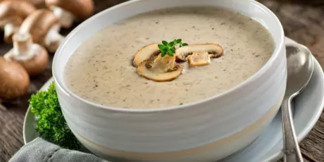 Рецепт на основі печериць: крем-суп із вершками