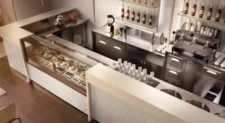 Які моделі холодильників можна встановити під баром кав'ярні