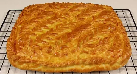 Рецепт пирога із заварного тіста з яблуками