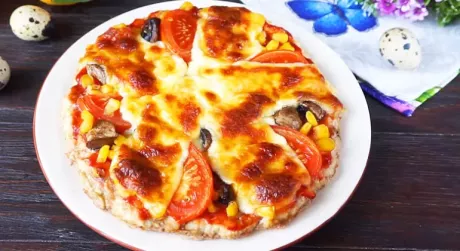 Піца дієтична на рисовій основі