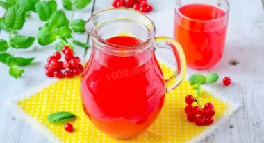 Рецепт морсу з калини