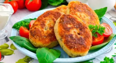 Картопляні котлети з грибами