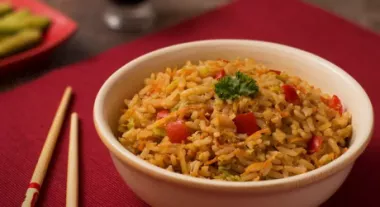 Рис з овочами у мультиварці